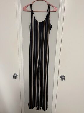 Sabora Black Striped Jumpsuit